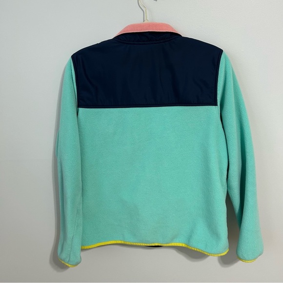 Herschel Supply Co. Mint Green Pullover Quarter Button Fleece Sweatshirt XL - Picture 9 of 10